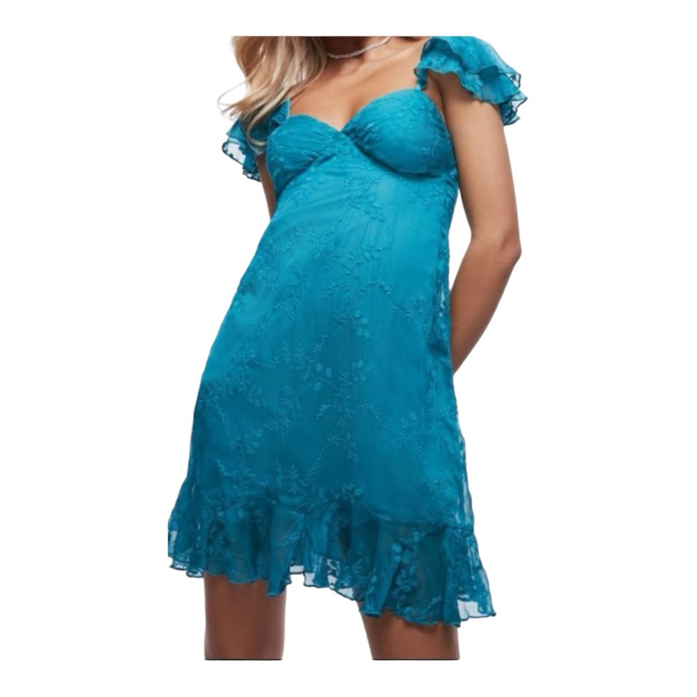 Betsey Johnson Teal Mini Dress